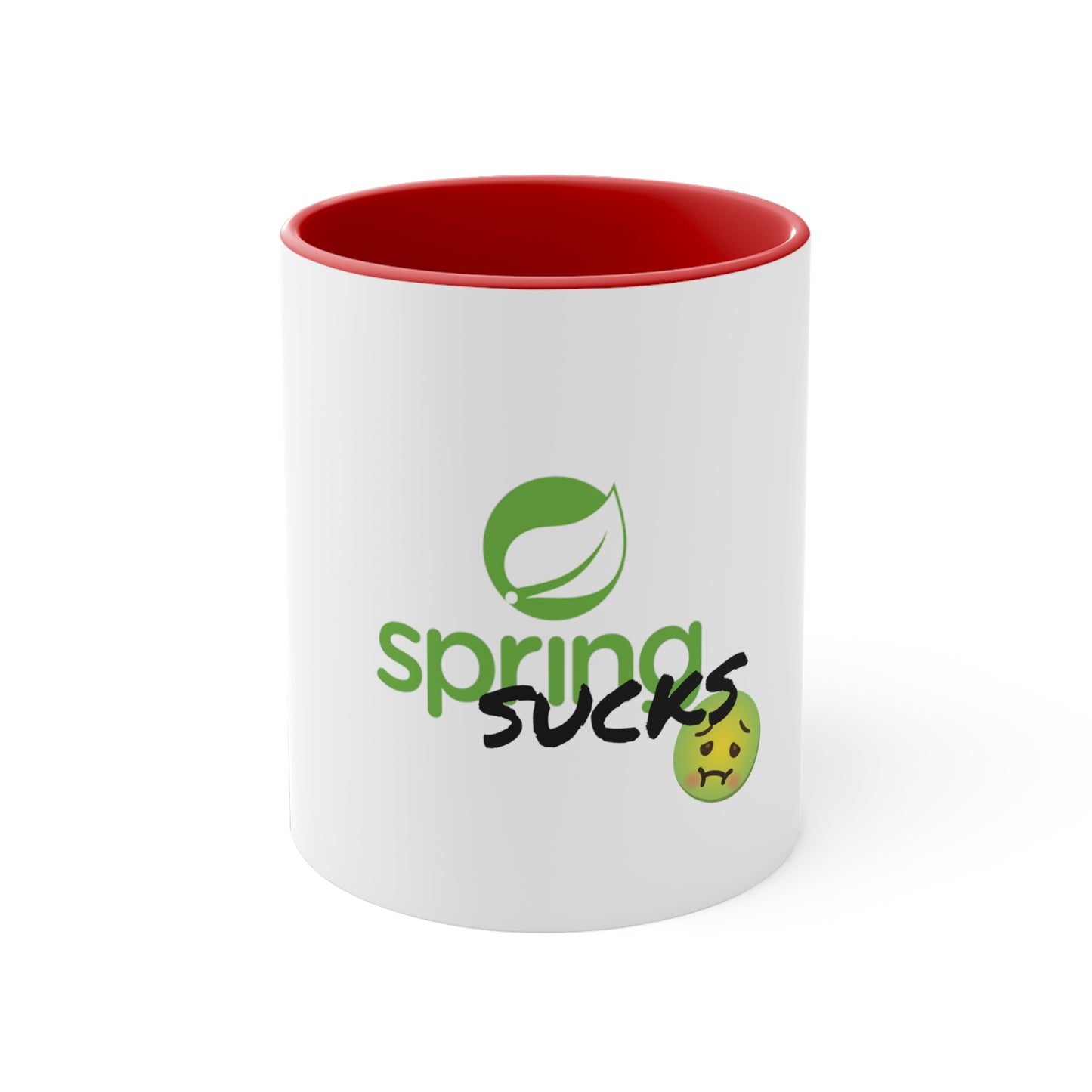 Spring Sucks - Accent Coffee Mug, 11oz