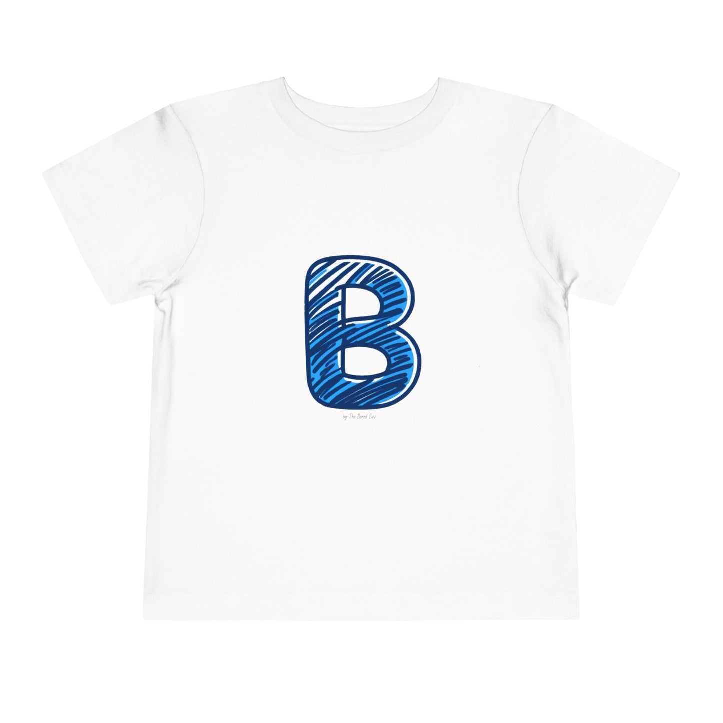 Scribbles (Letter B) T-Shirt - Toddler Short Sleeve Tee