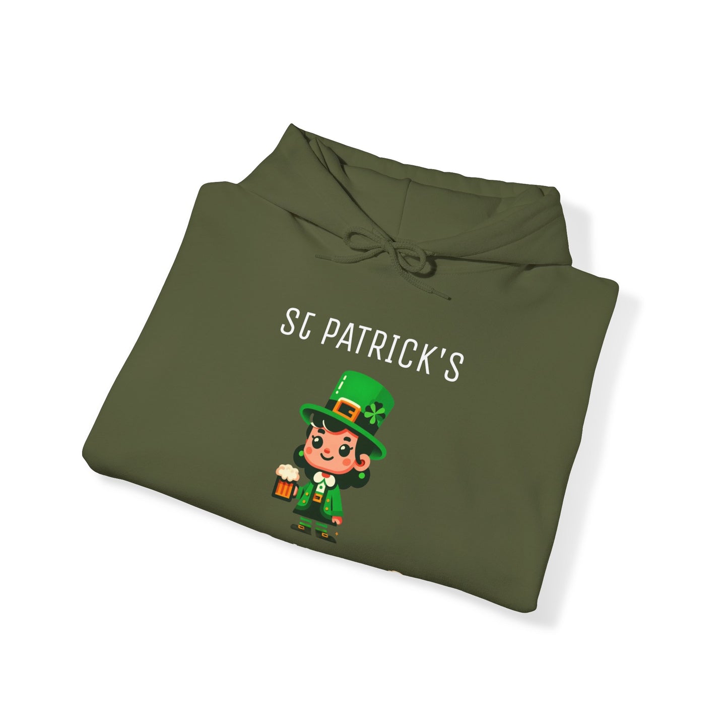 Saint Patrick's Is Here Female - Unisex Heavy Blend™ Hooded Sweatshirt