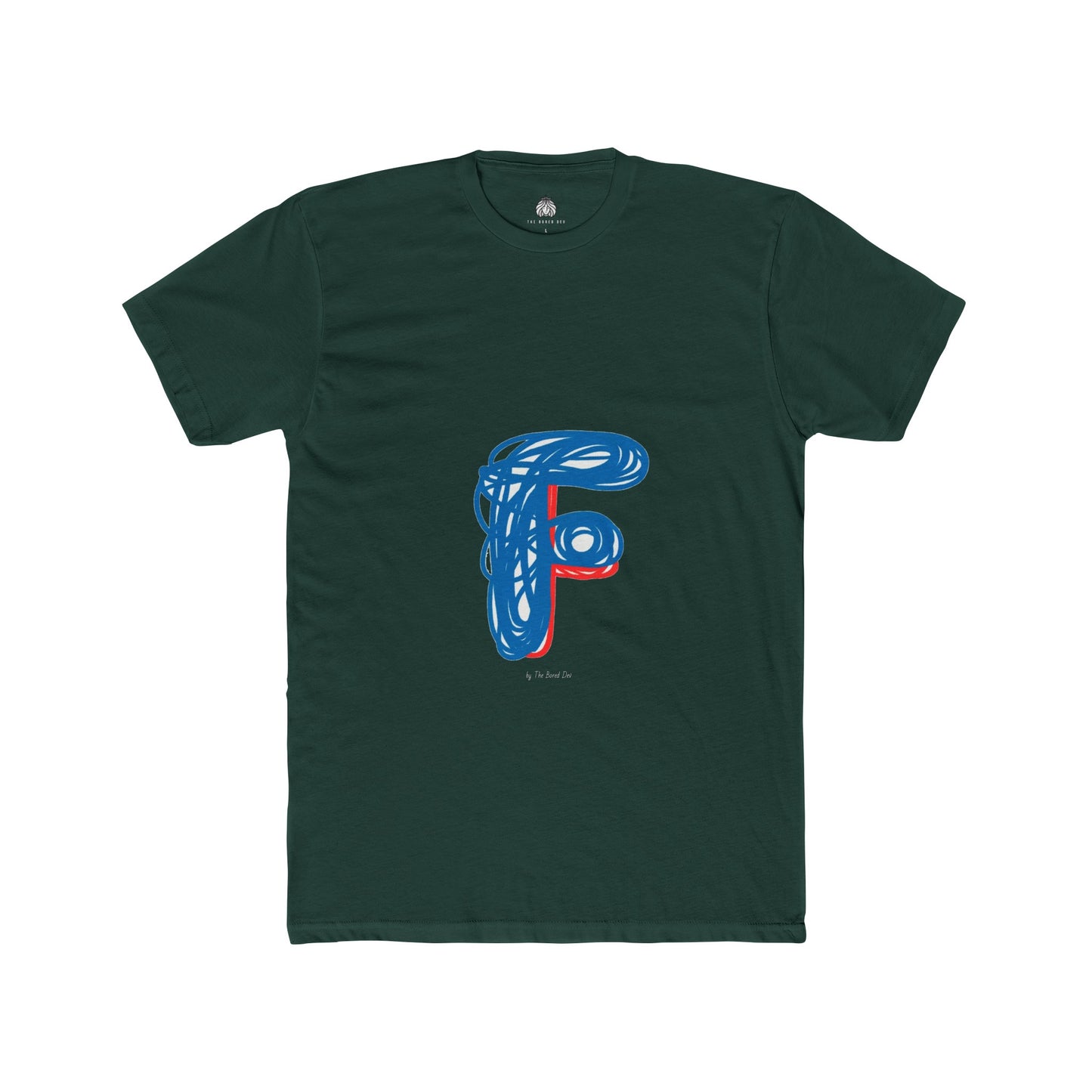 Scribbles (Letter F) T-Shirt - Men