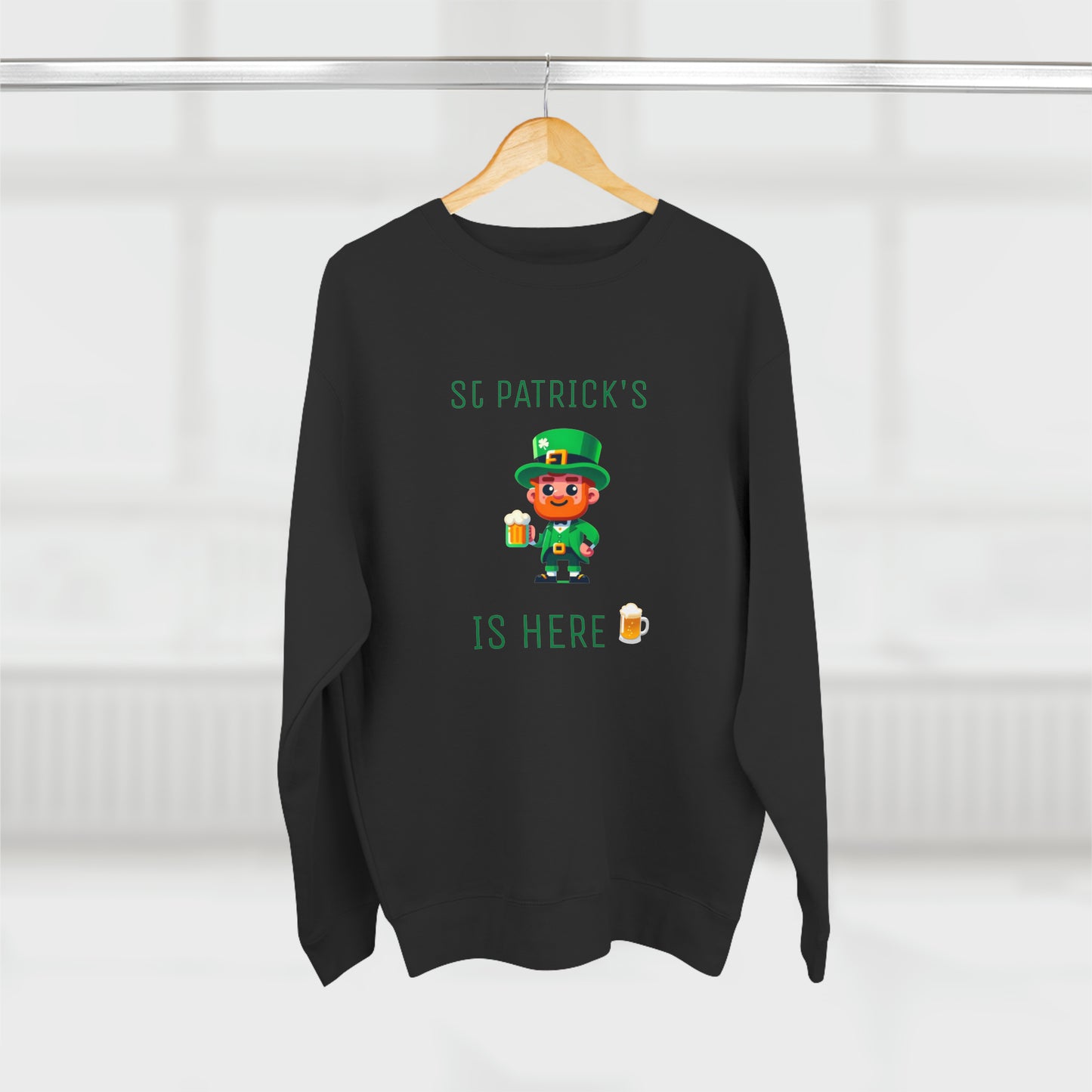 Saint Patrick's Is Here - Unisex Crewneck Sweatshirt