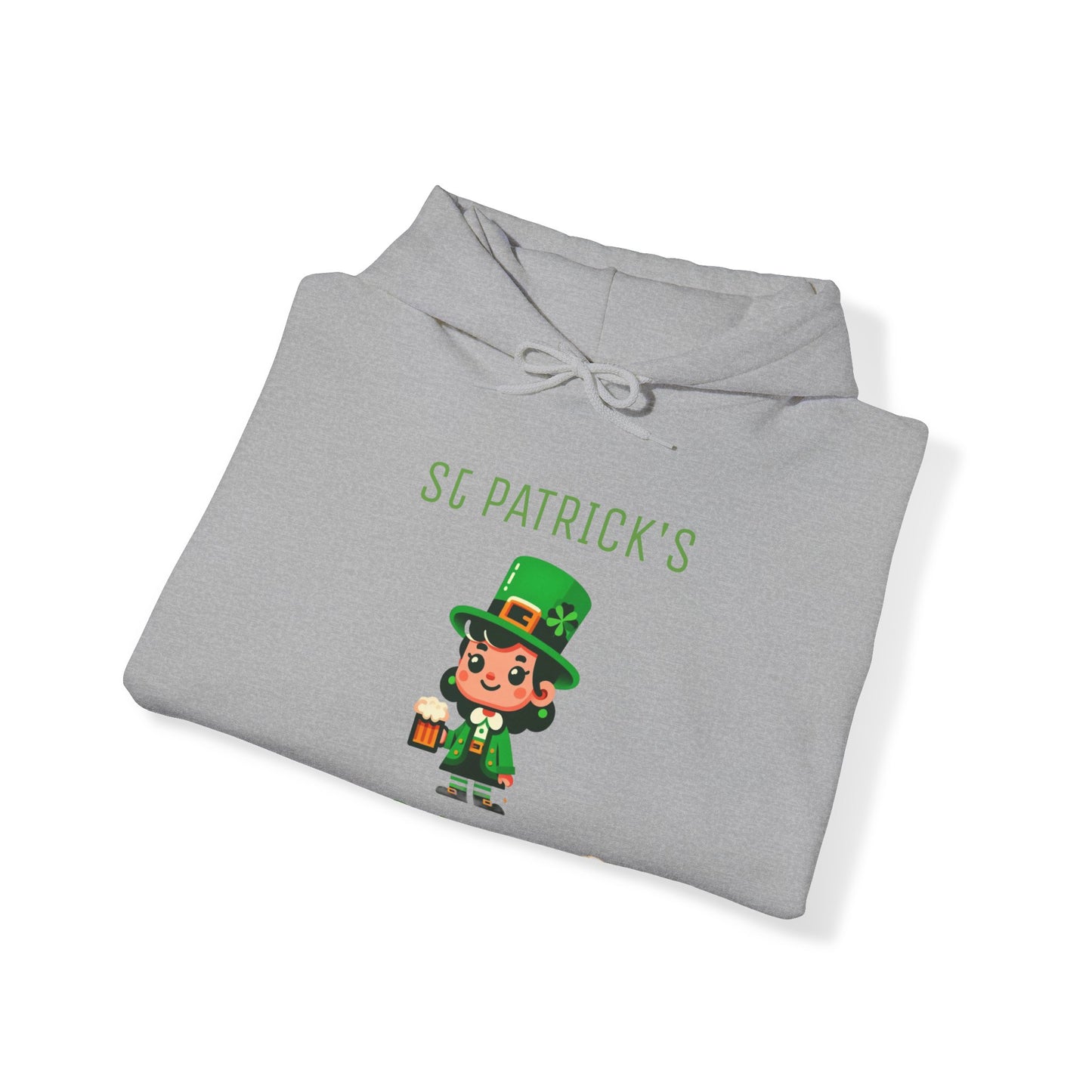 Saint Patrick's Is Here Female - Unisex Heavy Blend™ Hooded Sweatshirt