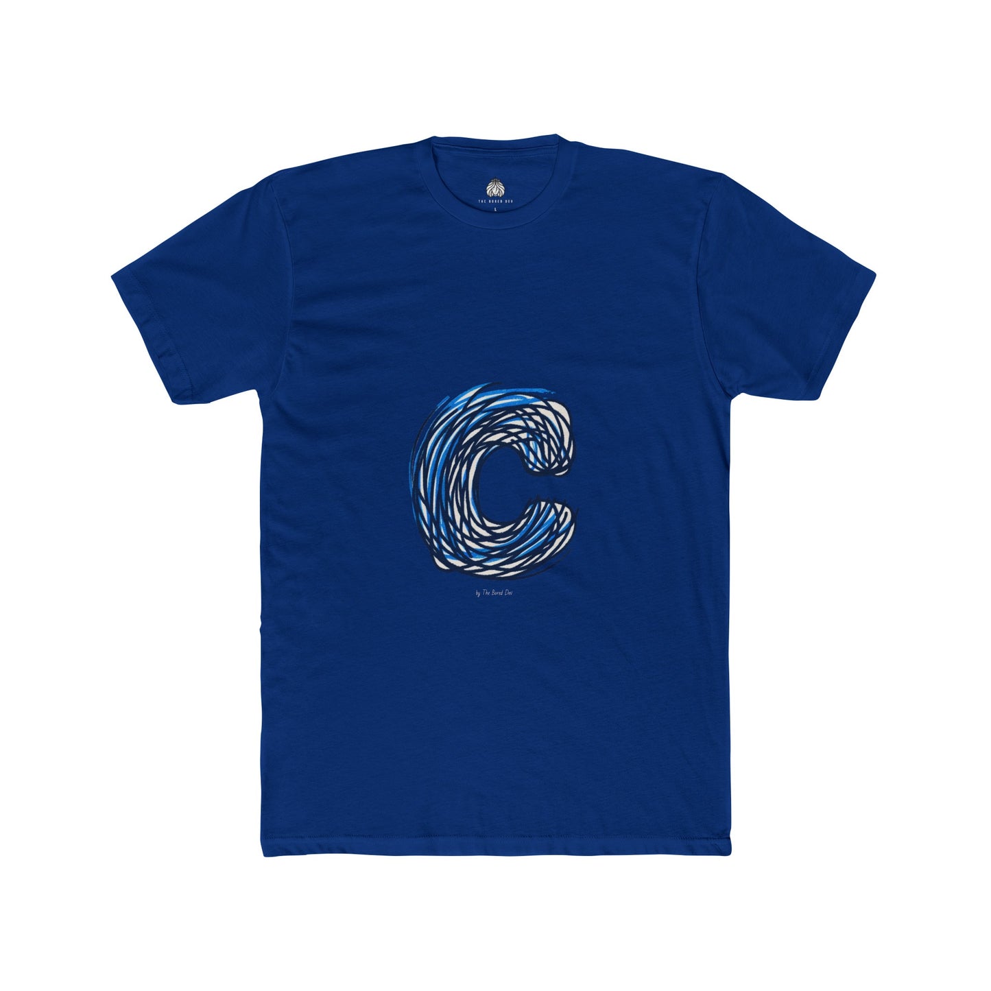 Scribbles (Letter C) T-Shirt - Men
