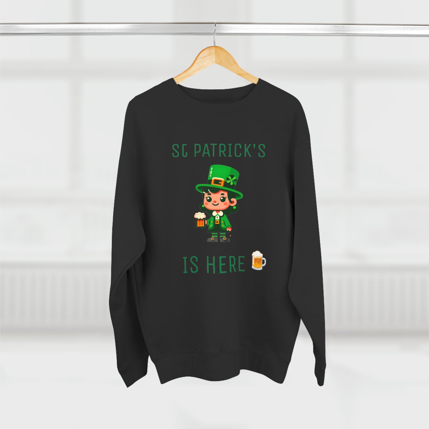 Saint Patrick's Is Here - Unisex Crewneck Sweatshirt