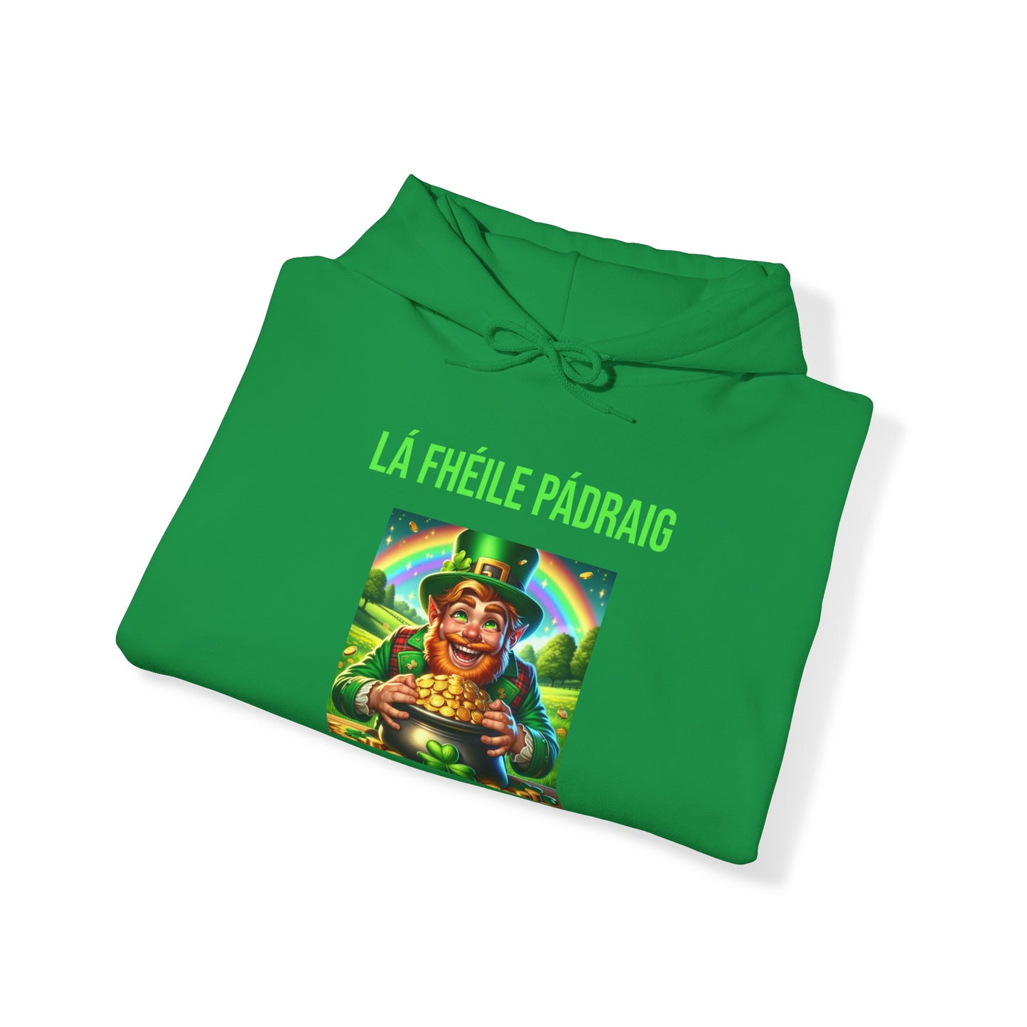 Lá fhéile Pádraig/St Patrick's Day - Unisex Heavy Blend™ Hooded Sweatshirt