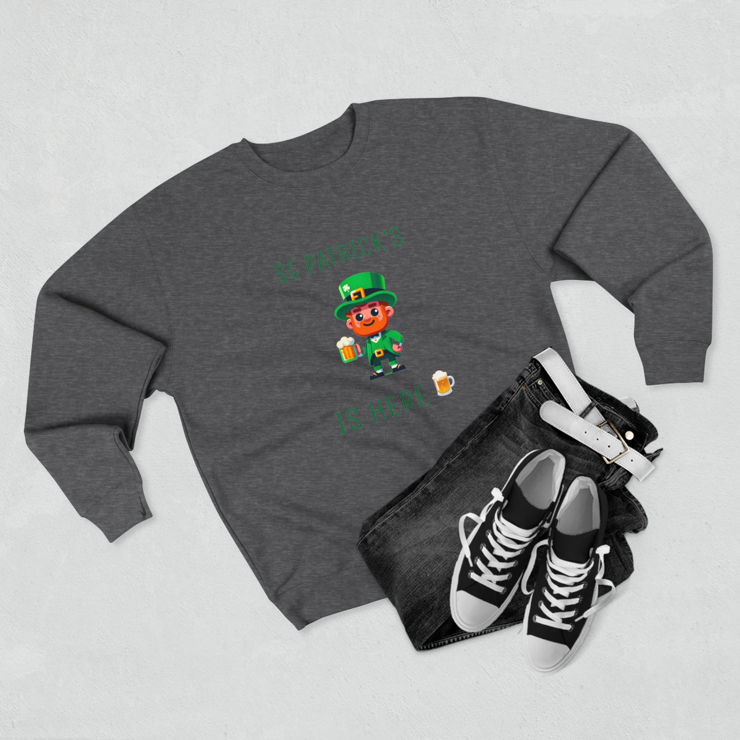 Saint Patrick's Is Here - Unisex Crewneck Sweatshirt