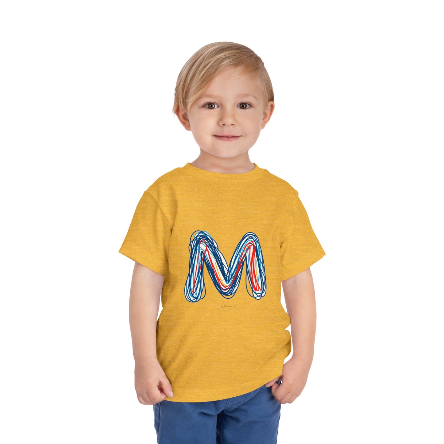 Scribbles (Letter M) T-Shirt - Toddler Short Sleeve Tee