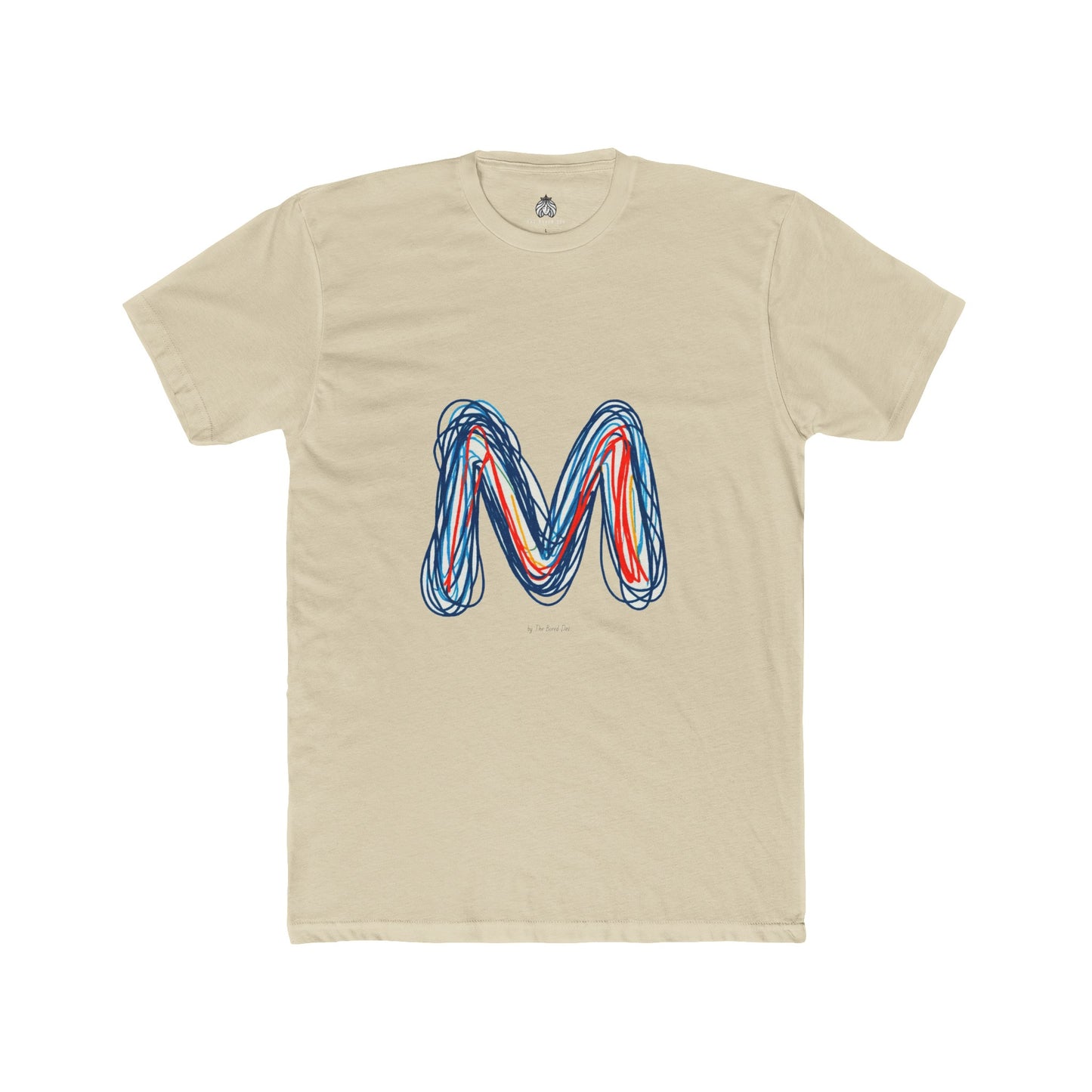 Scribbles (Letter M) T-Shirt - Men