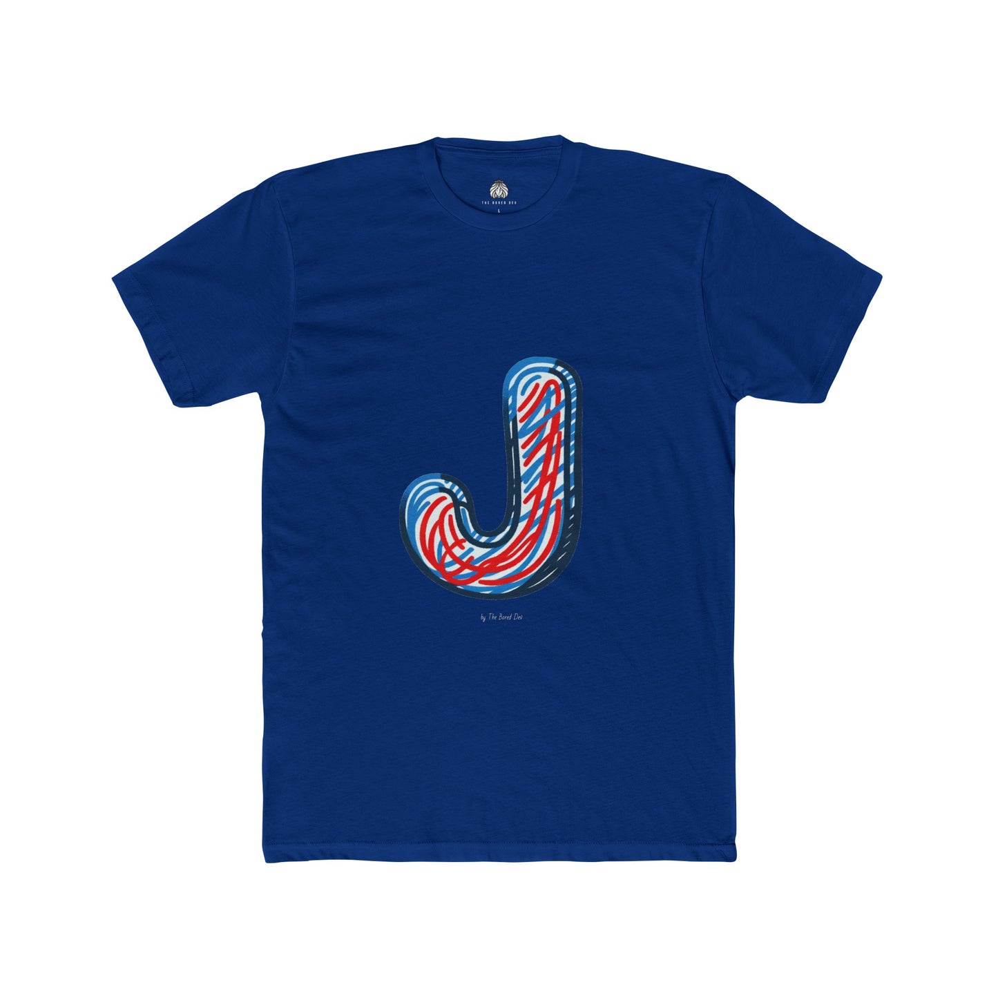 Scribbles (Letter J) T-Shirt - Men