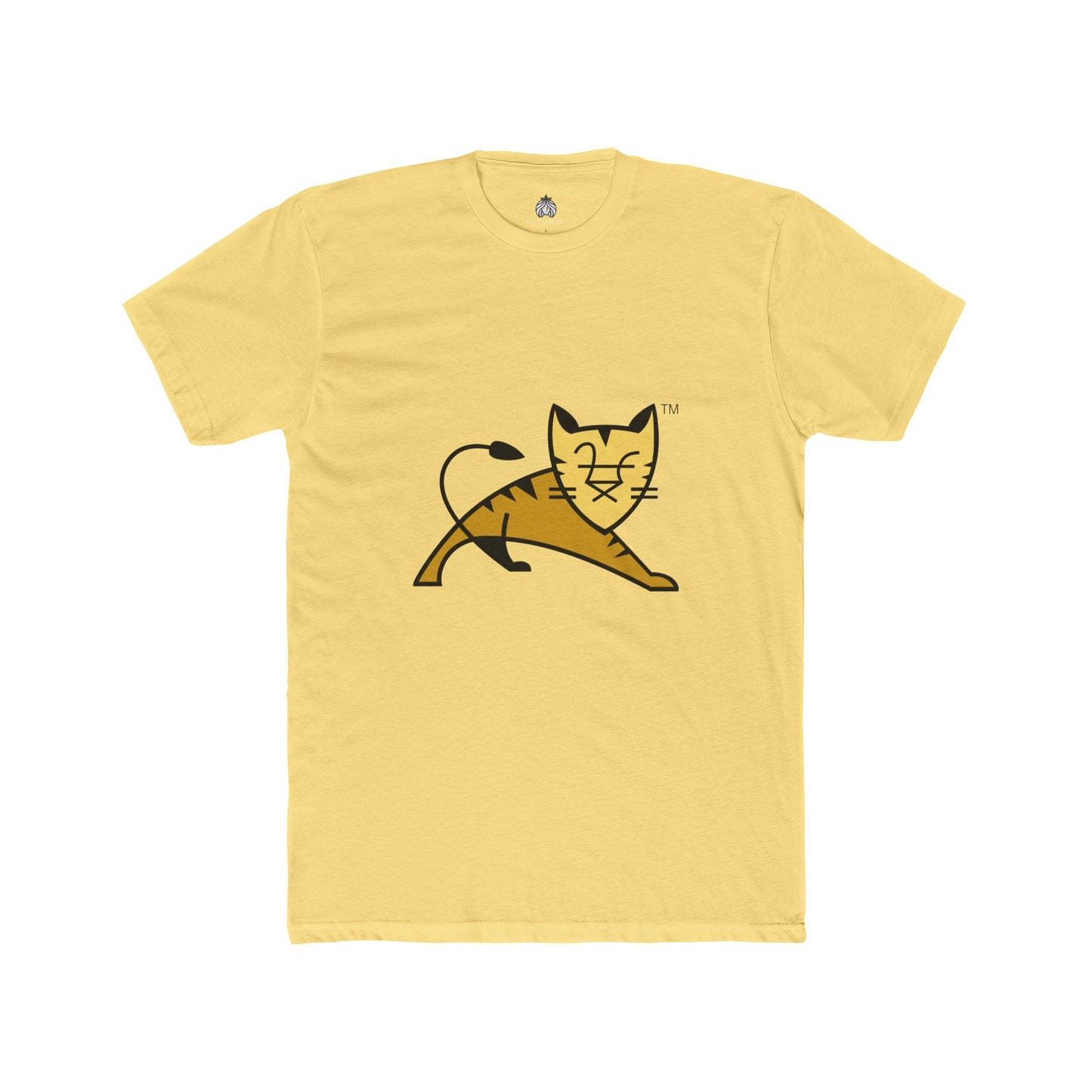 Apache Tomcat Logo 100% Cotton T-Shirt - Men