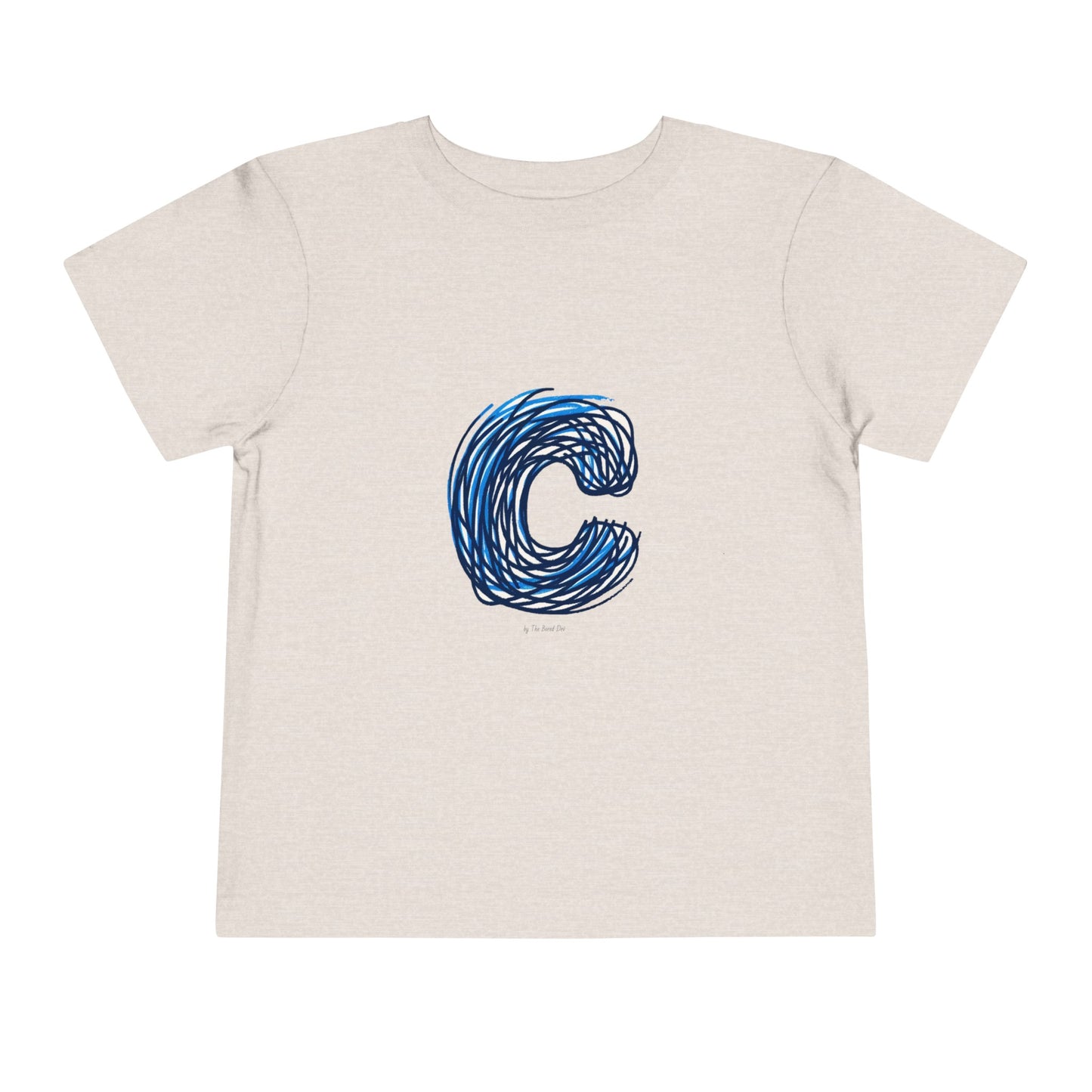 Scribbles (Letter C) T-Shirt - Toddler Short Sleeve Tee