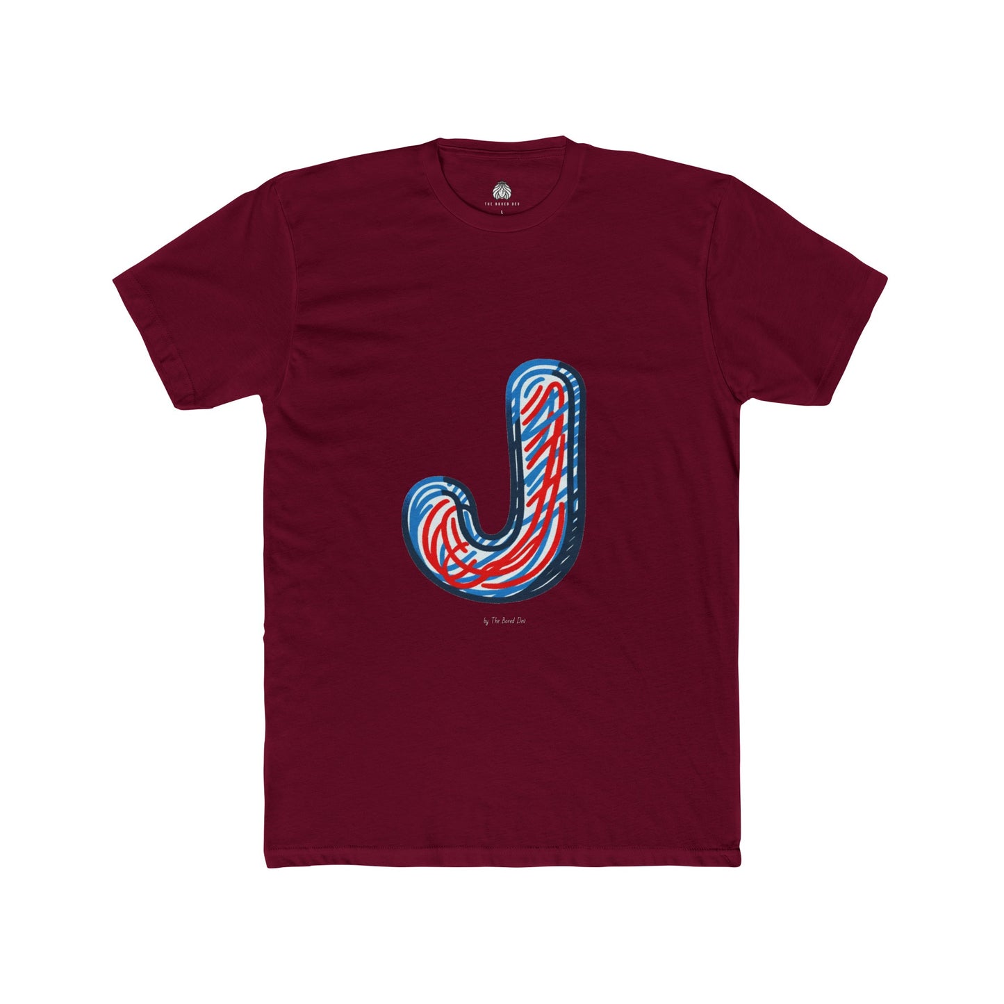 Scribbles (Letter J) T-Shirt - Men