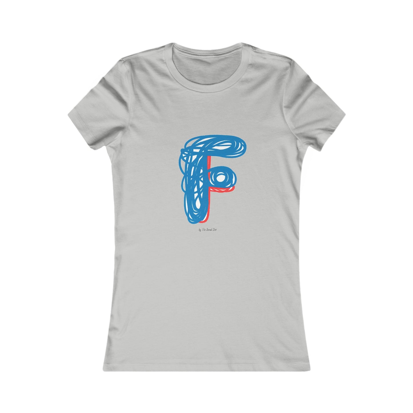 Scribbles (Letter F) T-shirt - Women's Favorite Tee