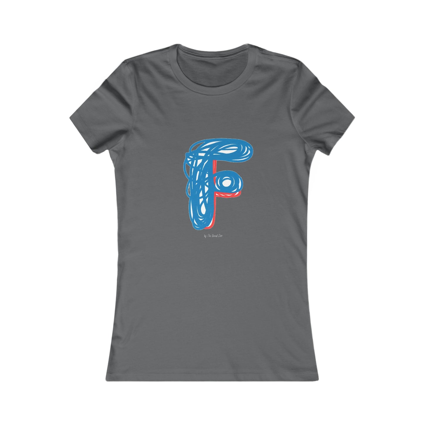 Scribbles (Letter F) T-shirt - Women's Favorite Tee