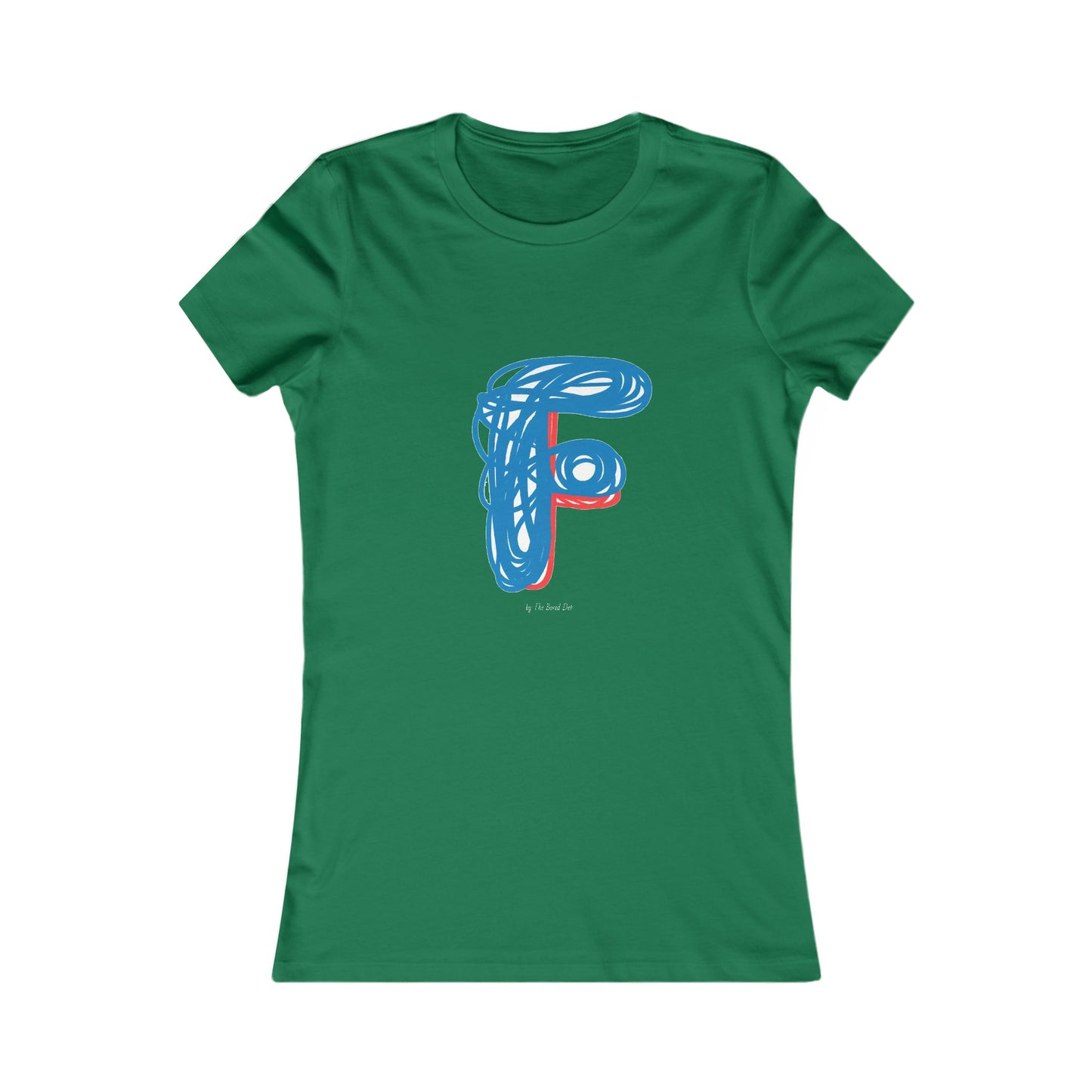 Scribbles (Letter F) T-shirt - Women's Favorite Tee