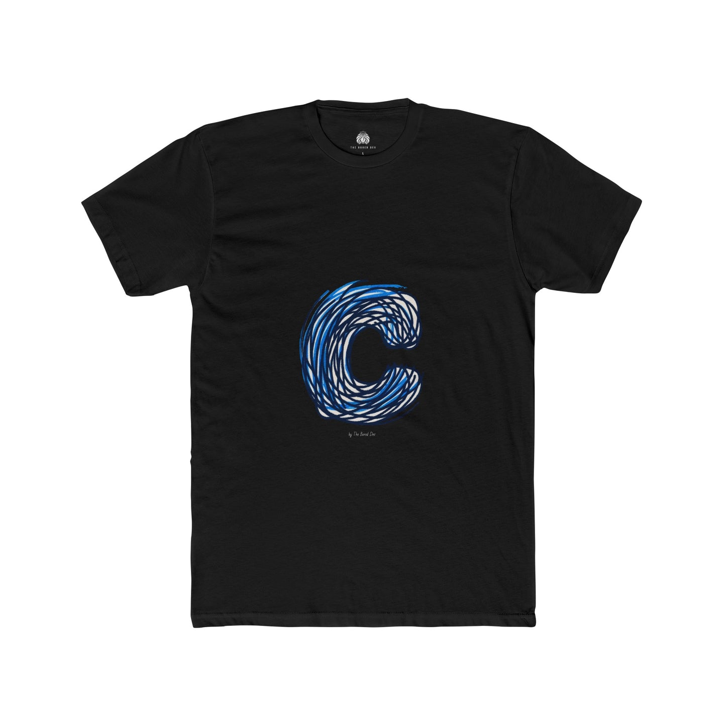 Scribbles (Letter C) T-Shirt - Men
