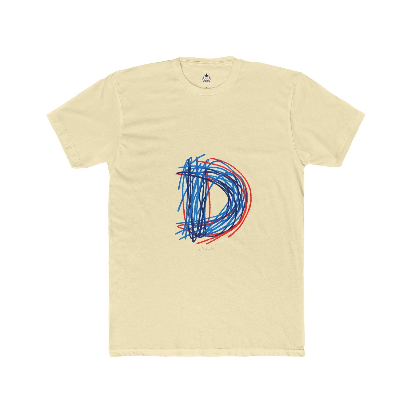 Scribbles (Letter D) T-Shirt - Men