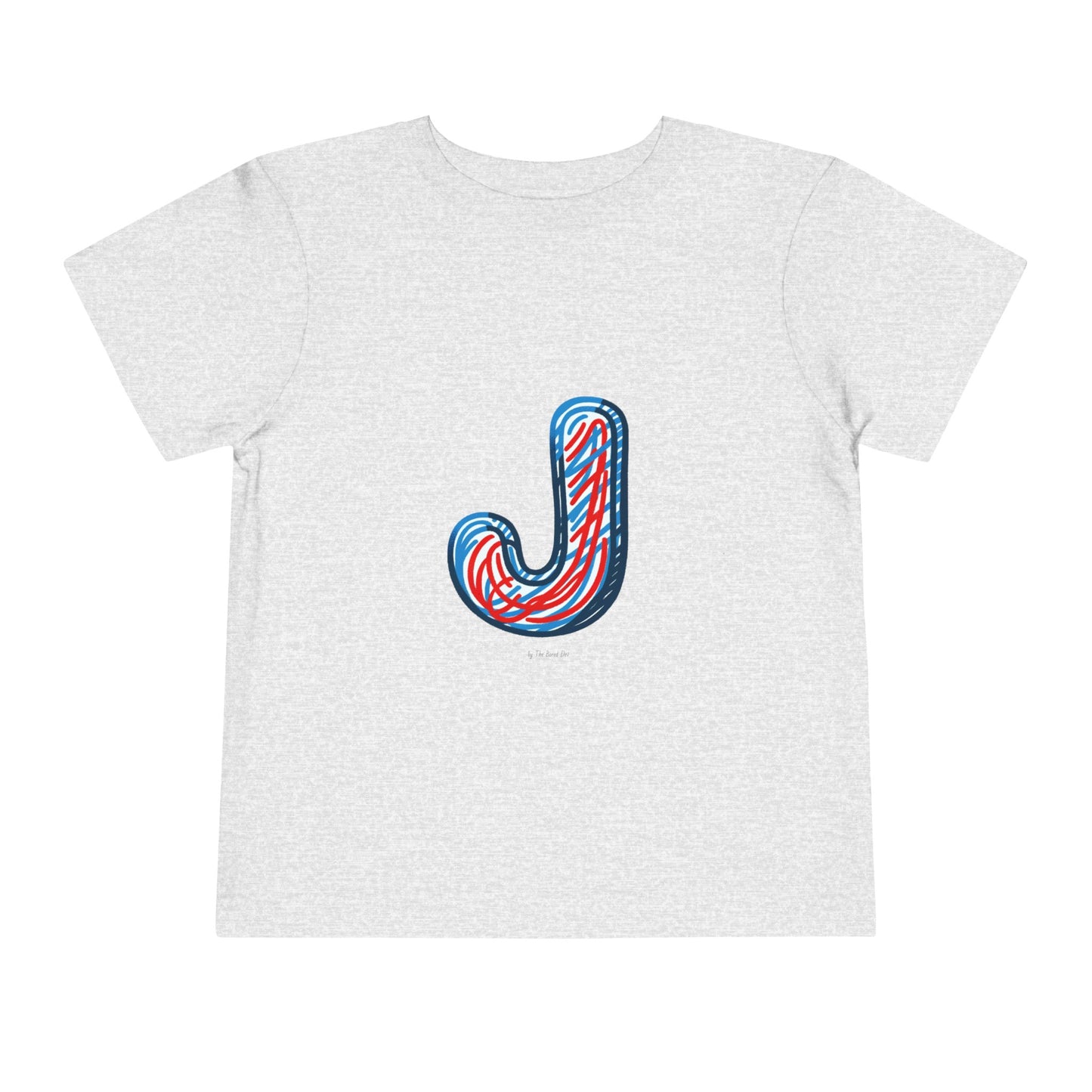 Scribbles (Letter J) T-Shirt - Toddler Short Sleeve Tee