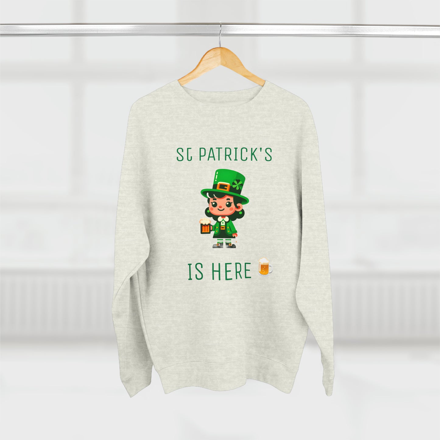 Saint Patrick's Is Here - Unisex Crewneck Sweatshirt