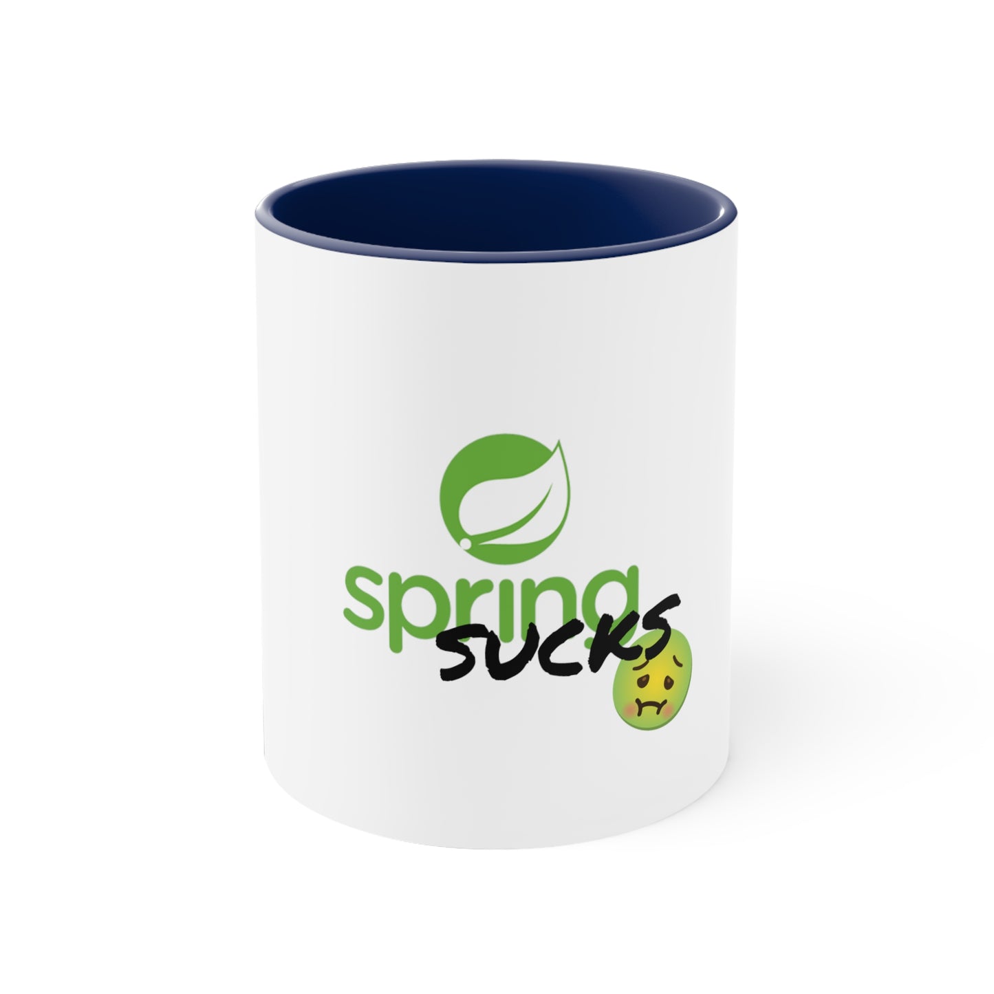 Spring Sucks - Accent Coffee Mug, 11oz