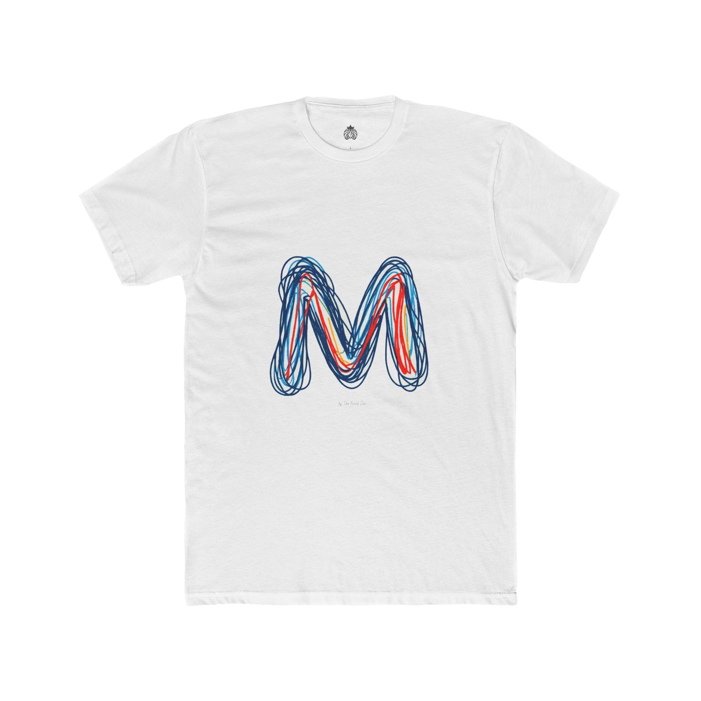 Scribbles (Letter M) T-Shirt - Men