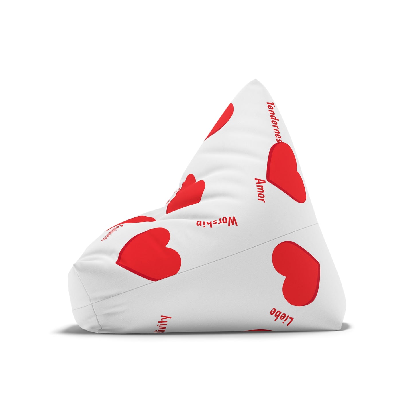 Love Love Love Bean Bag Chair Cover