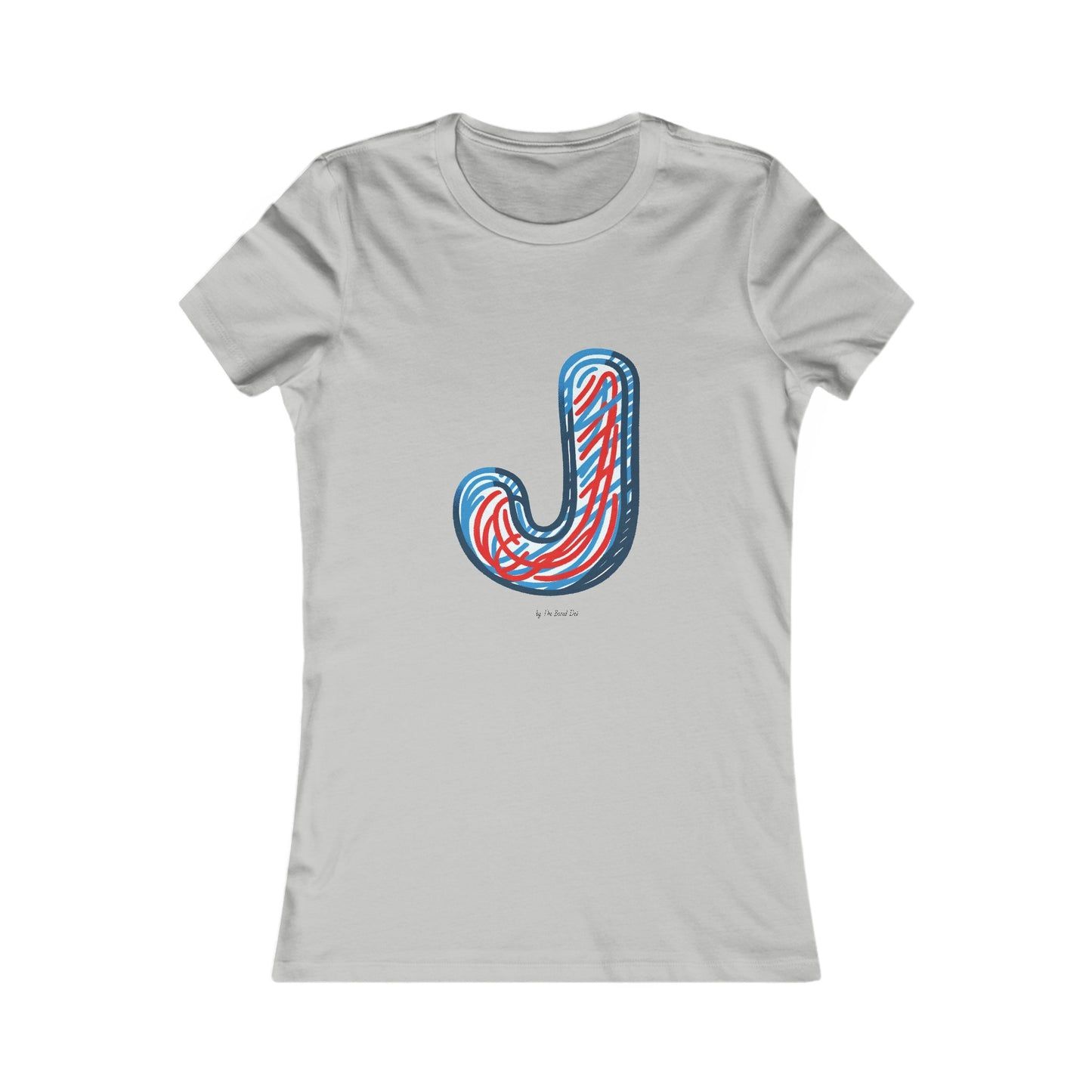 Scribbles (Letter J) T-shirt - Women's Favorite Tee