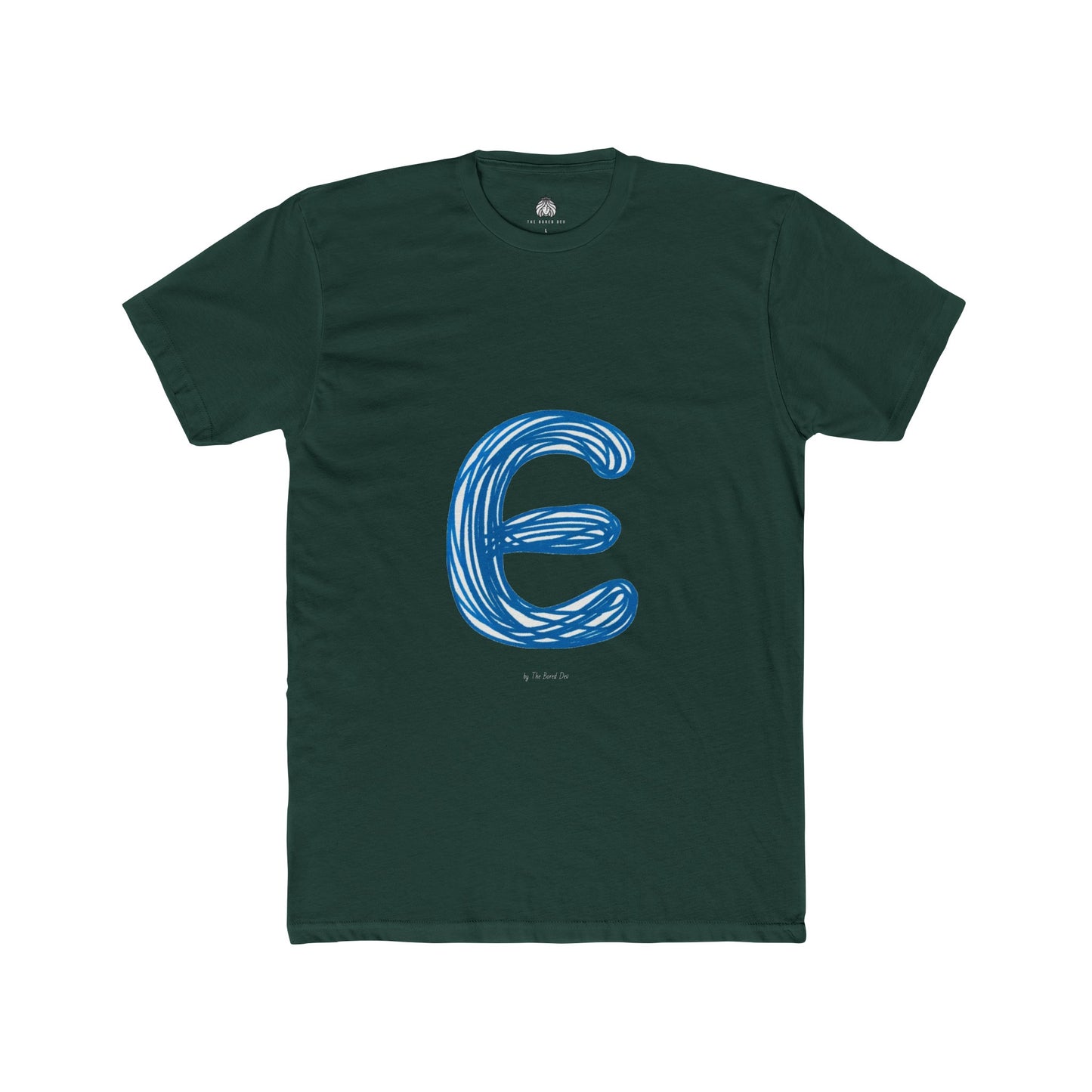 Scribbles (Letter E) T-Shirt - Men