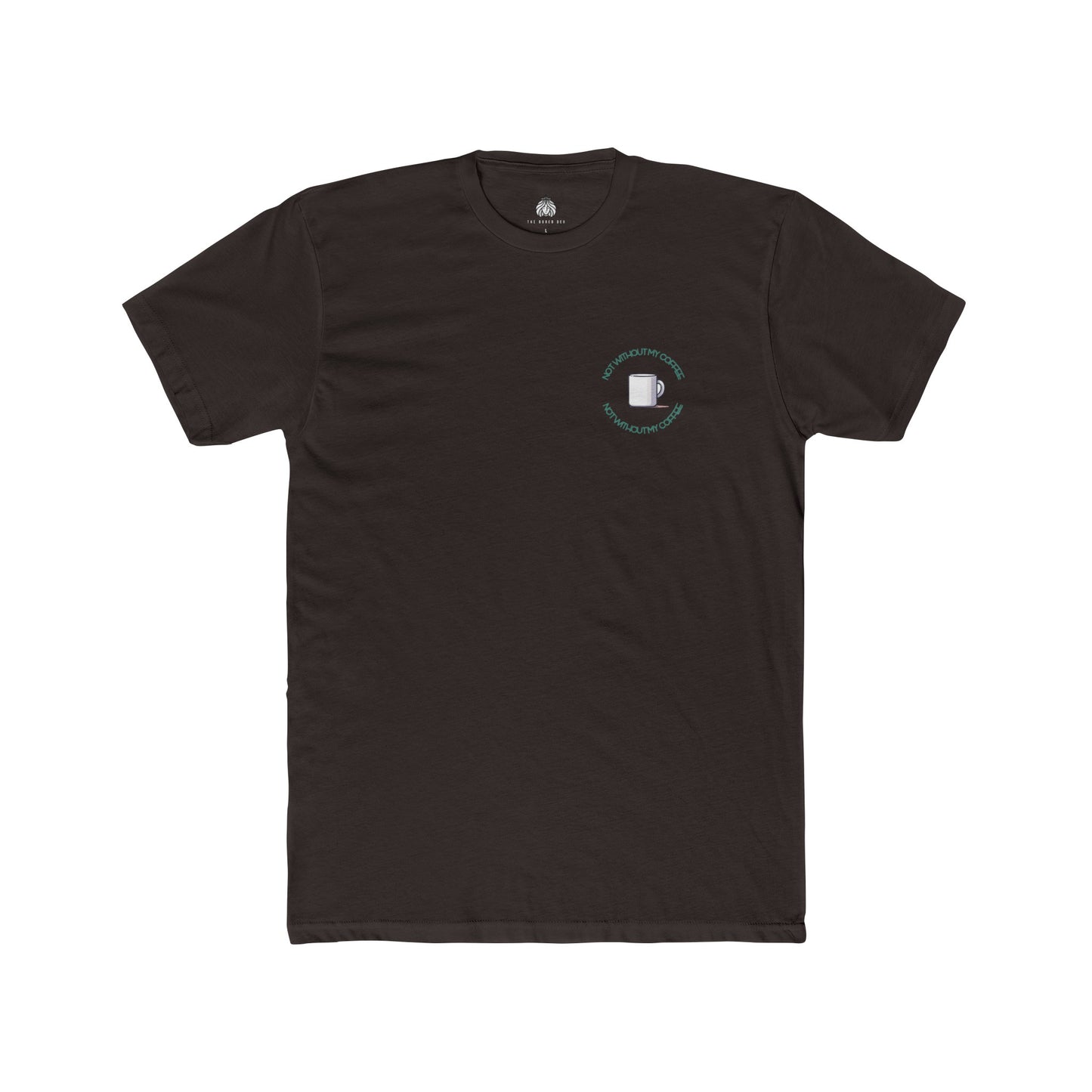 Not Without My Coffee T-Shirt - Green (Left) - Men