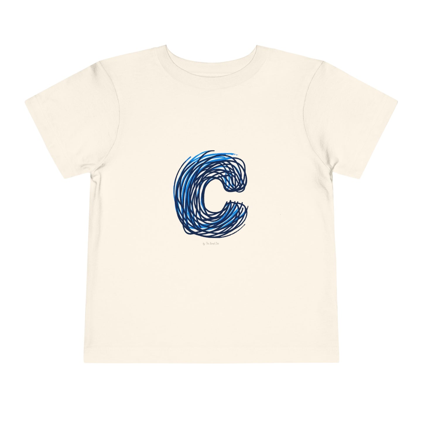 Scribbles (Letter C) T-Shirt - Toddler Short Sleeve Tee