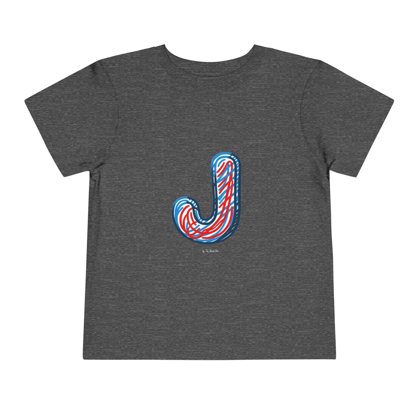 Scribbles (Letter J) T-Shirt - Toddler Short Sleeve Tee