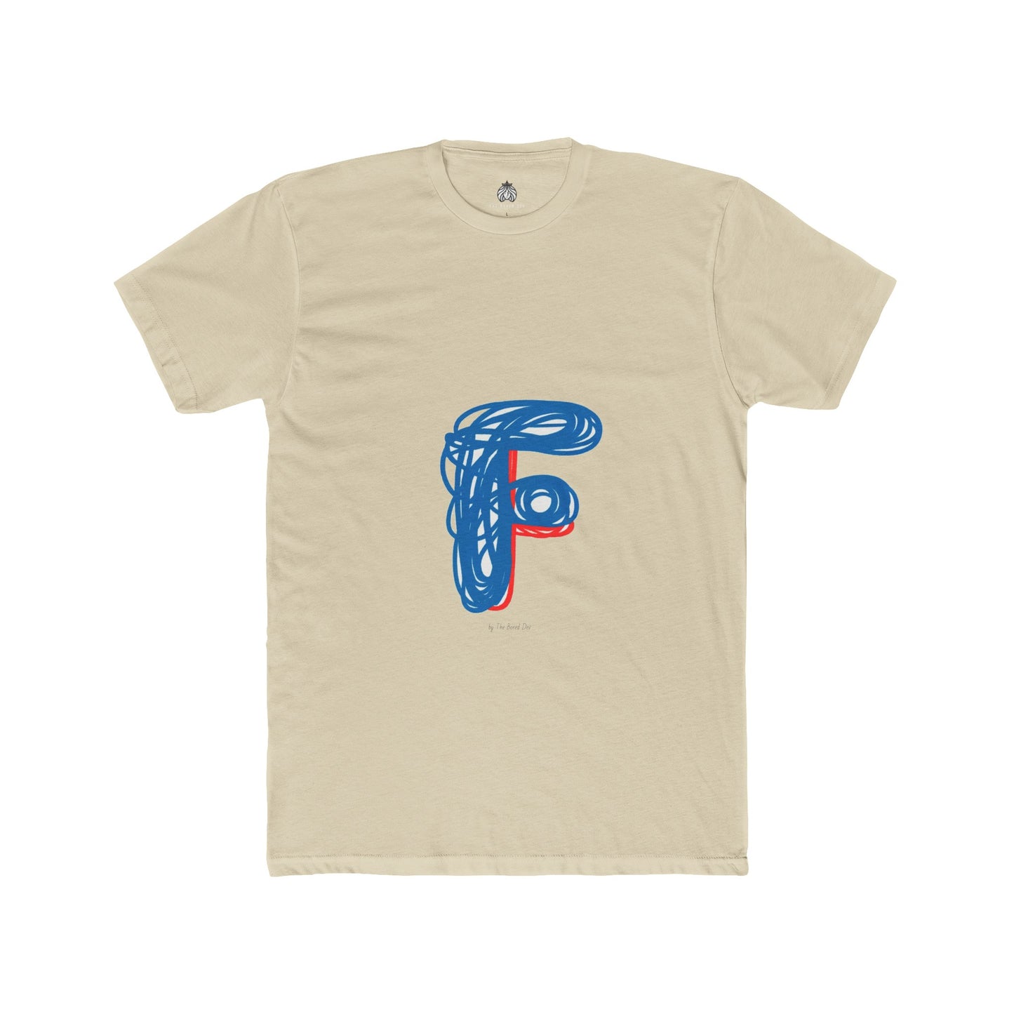 Scribbles (Letter F) T-Shirt - Men