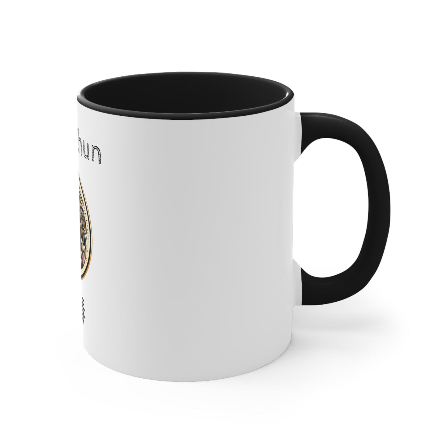 Wing Chun Colorful Emblem - Accent Coffee Mug, 11oz