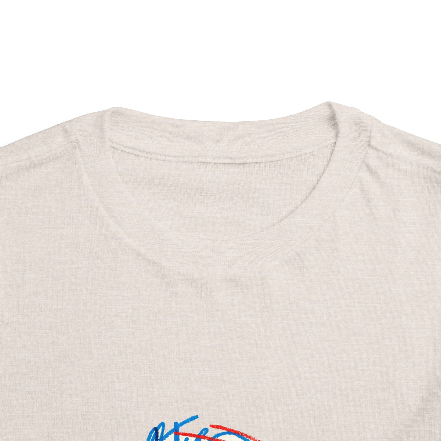Scribbles (Letter D) T-Shirt - Toddler Short Sleeve Tee