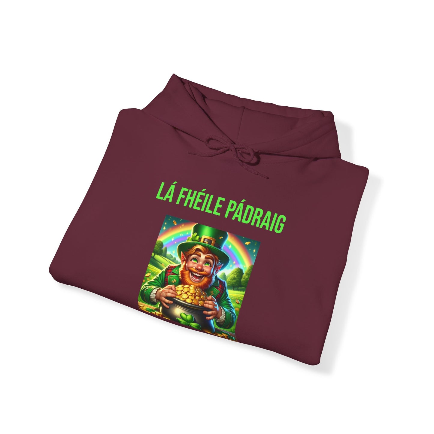 Lá fhéile Pádraig/St Patrick's Day - Unisex Heavy Blend™ Hooded Sweatshirt
