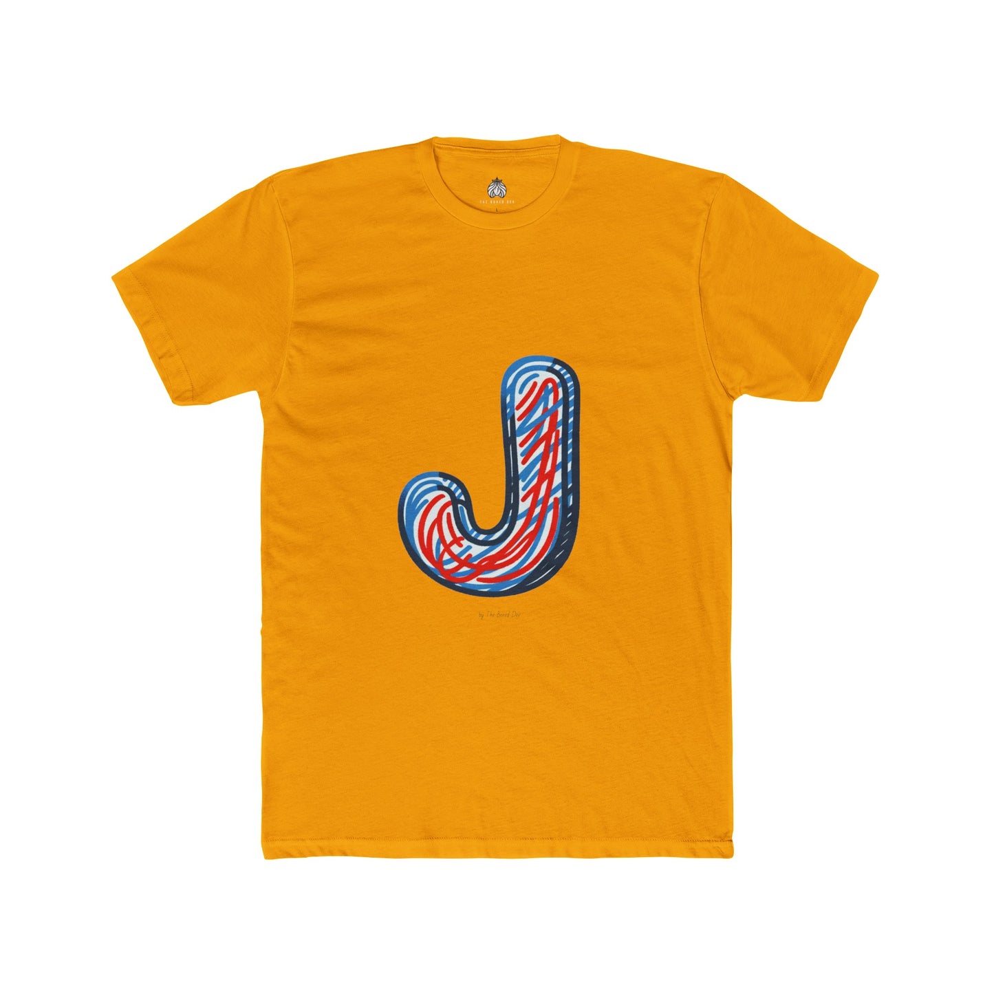 Scribbles (Letter J) T-Shirt - Men