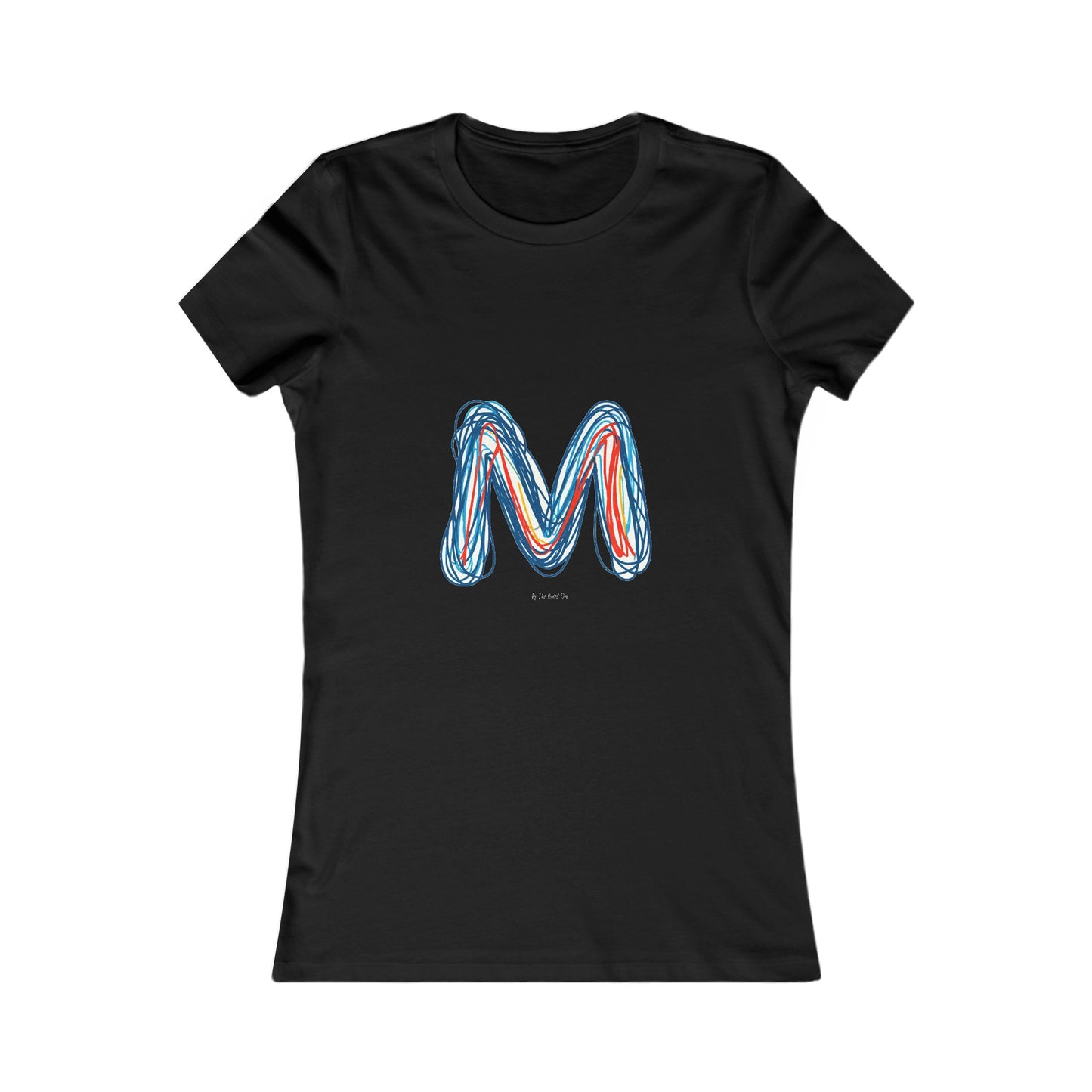 Scribbles (Letter M) T-shirt - Women's Favorite Tee