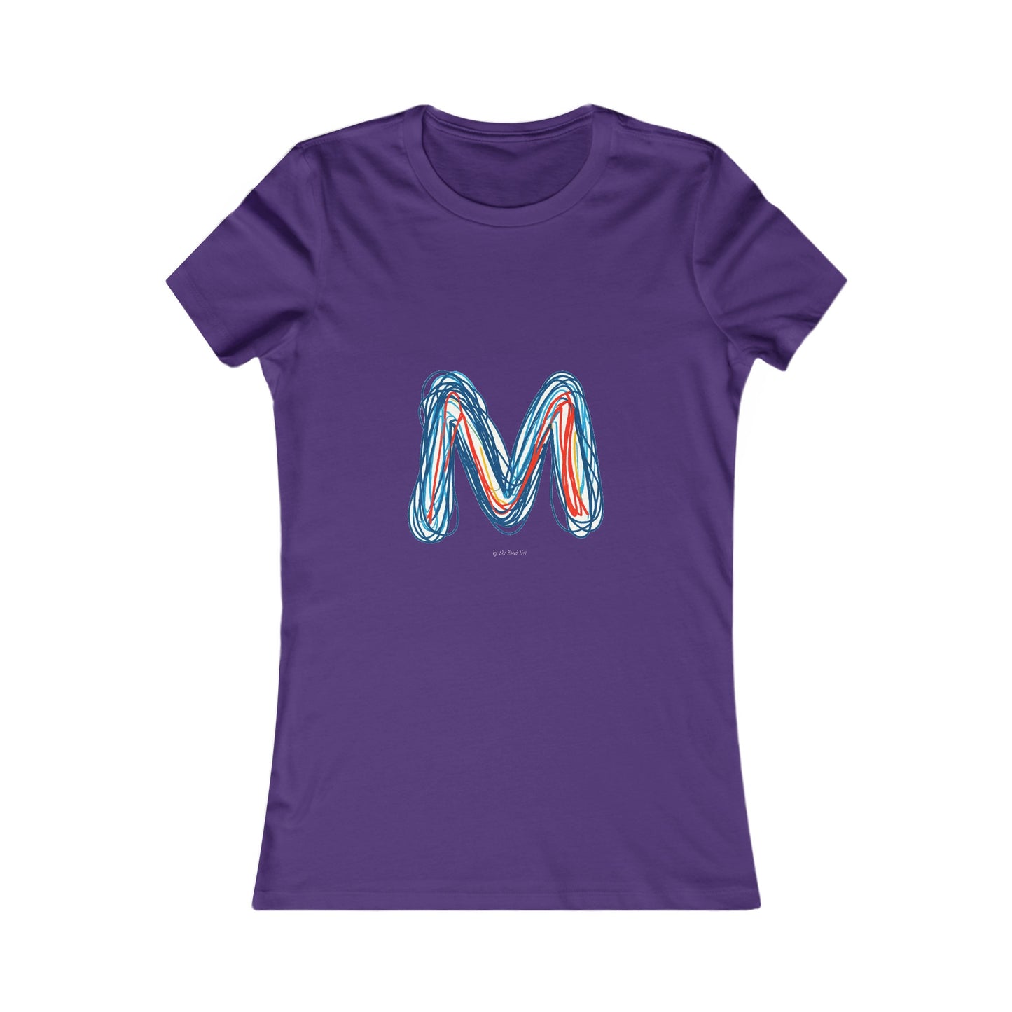 Scribbles (Letter M) T-shirt - Women's Favorite Tee
