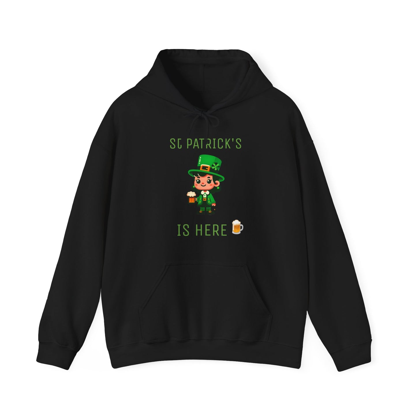 Saint Patrick's Is Here Female - Unisex Heavy Blend™ Hooded Sweatshirt