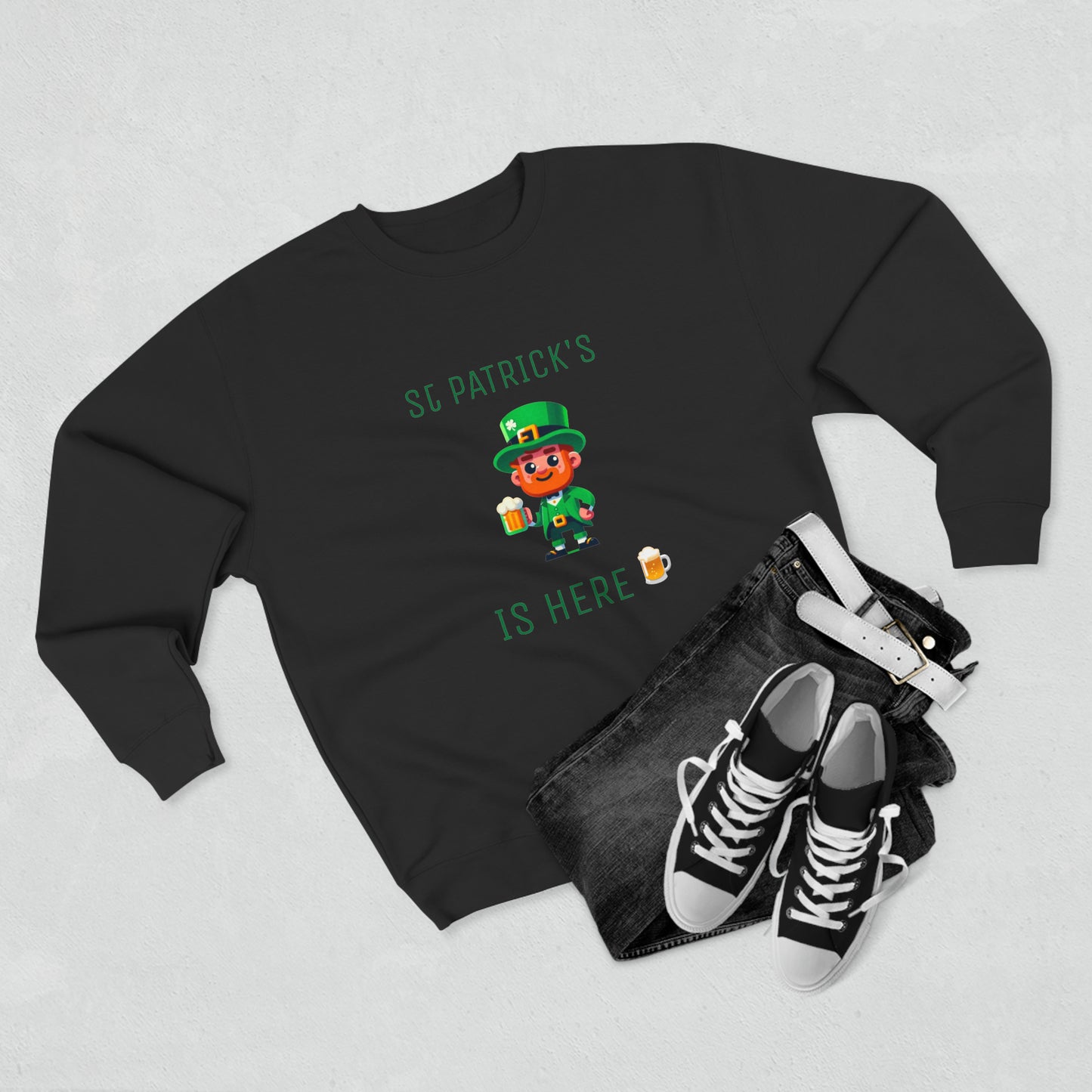 Saint Patrick's Is Here - Unisex Crewneck Sweatshirt