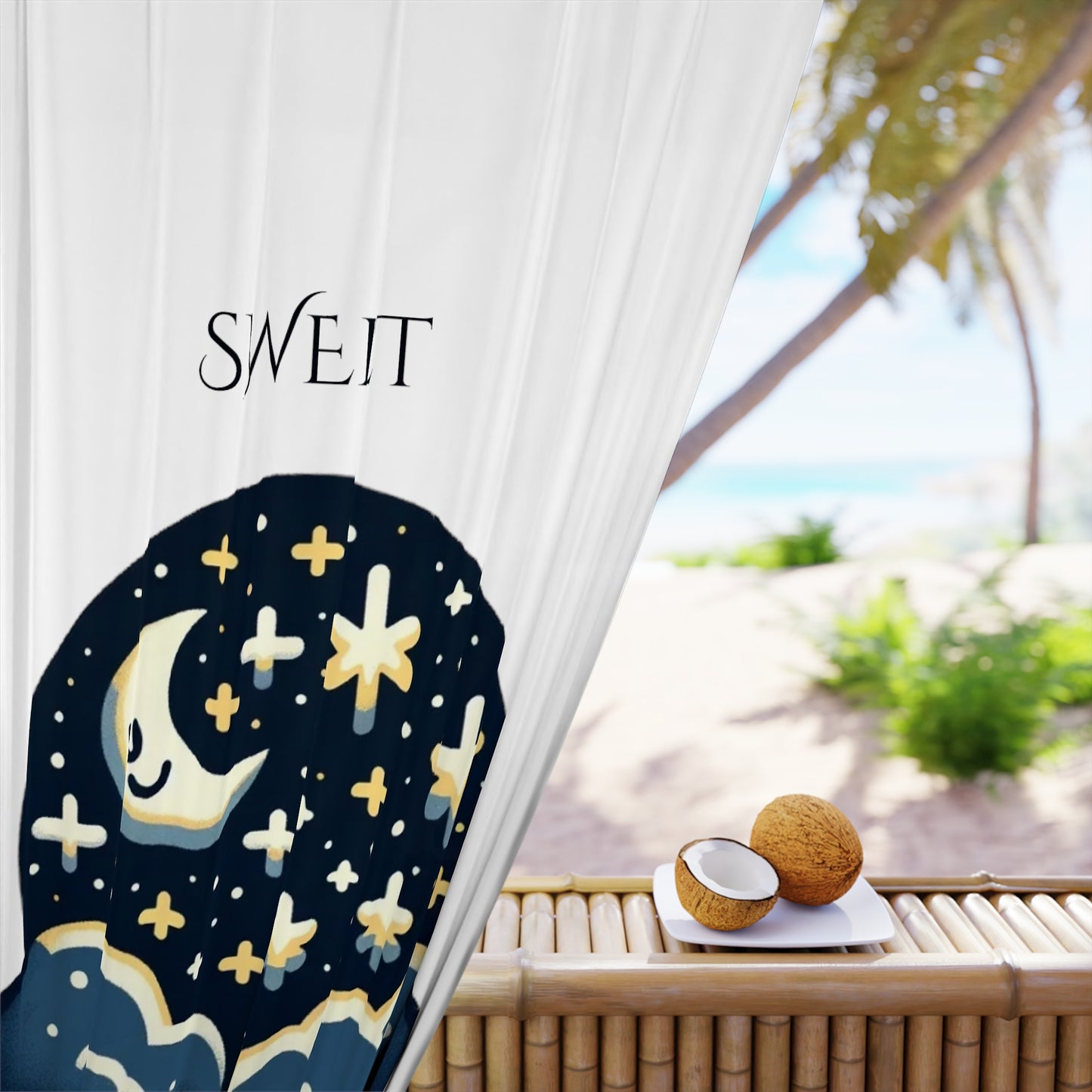 Sweet Dreams - Window Curtains (1 Piece)