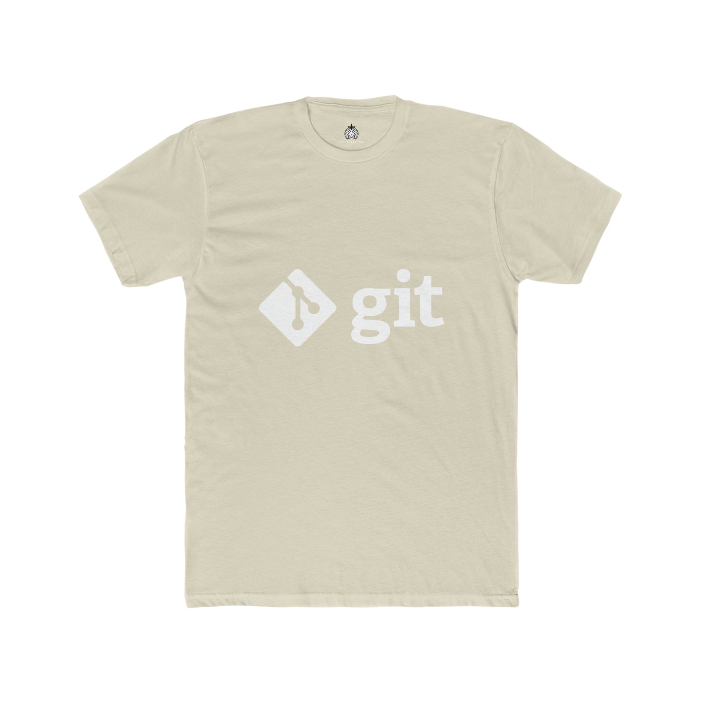 Git Logo & Text - Men T-Shirt