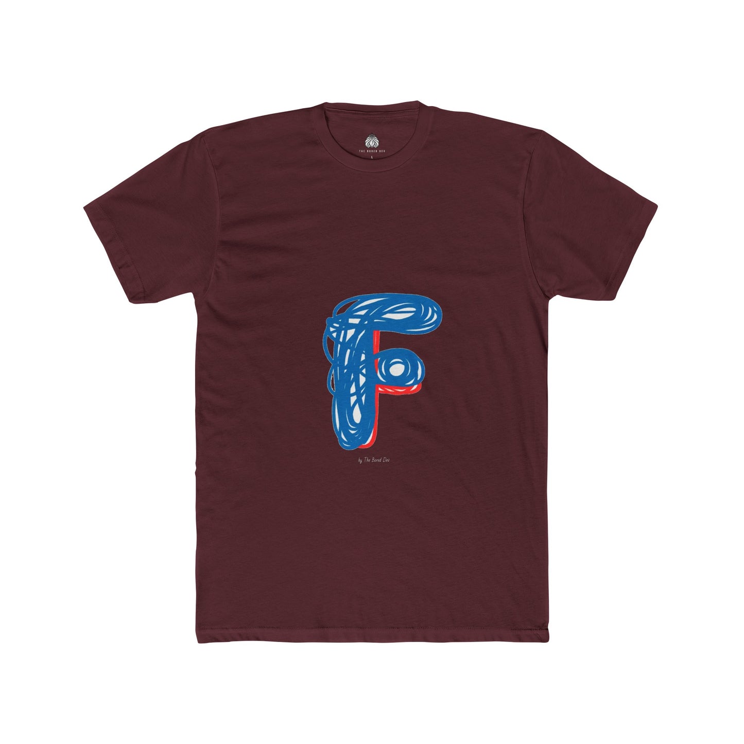 Scribbles (Letter F) T-Shirt - Men