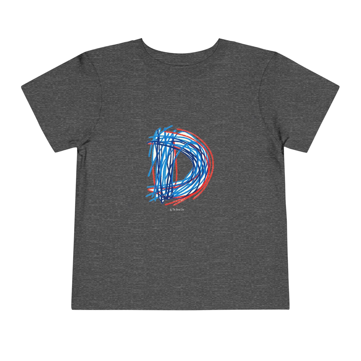 Scribbles (Letter D) T-Shirt - Toddler Short Sleeve Tee