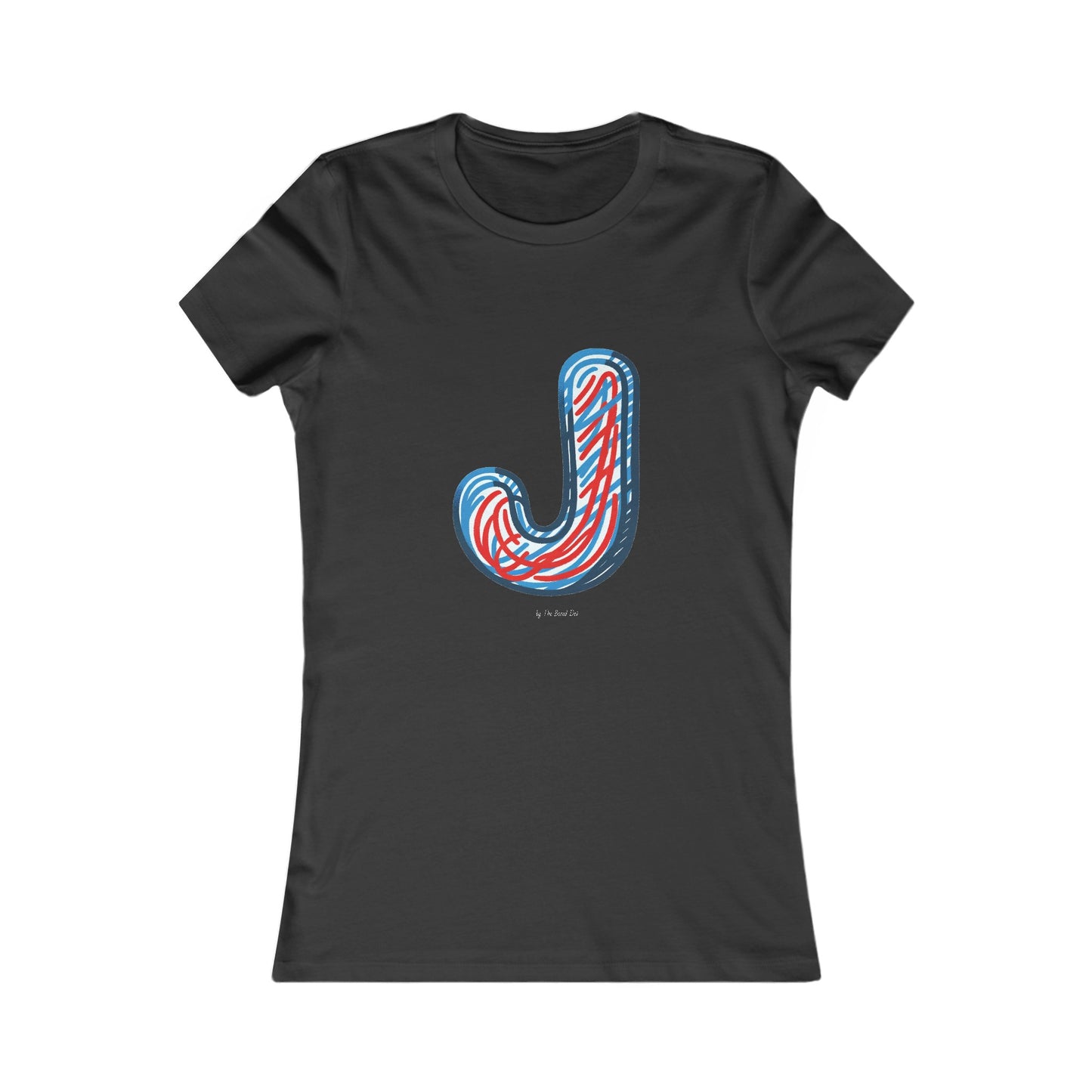 Scribbles (Letter J) T-shirt - Women's Favorite Tee