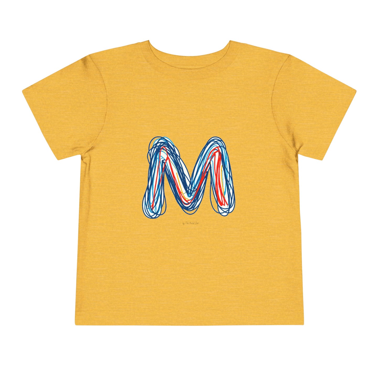 Scribbles (Letter M) T-Shirt - Toddler Short Sleeve Tee