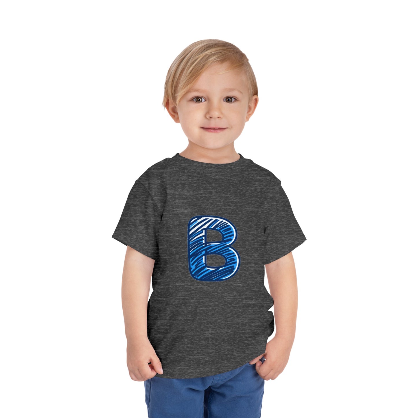 Scribbles (Letter B) T-Shirt - Toddler Short Sleeve Tee