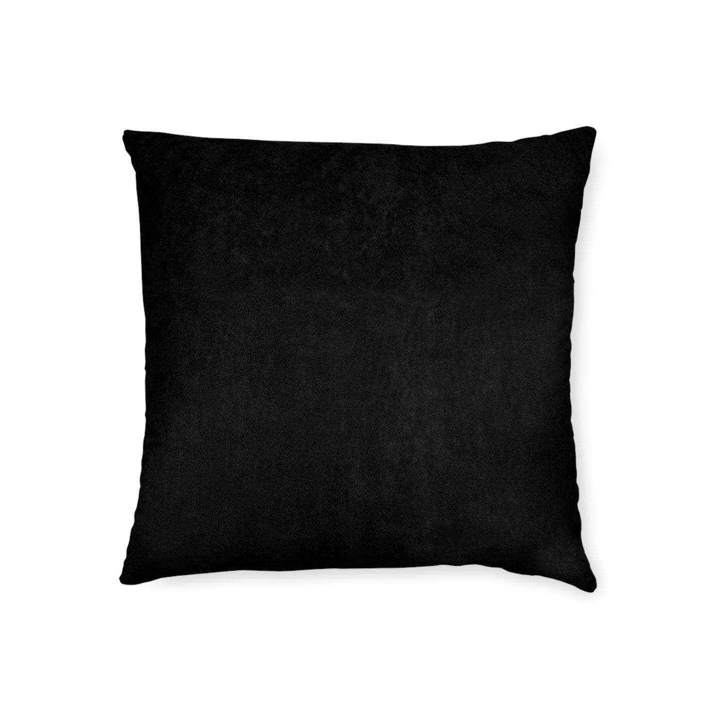 Beware Man On Leash (Black) - Square Pillow