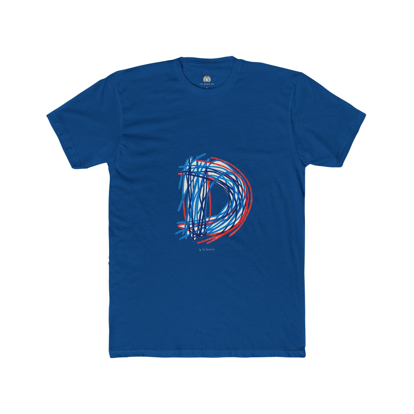 Scribbles (Letter D) T-Shirt - Men