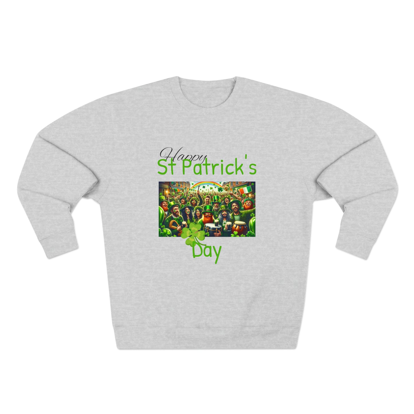 Happy St Patrick's Day - Unisex Crewneck Sweatshirt